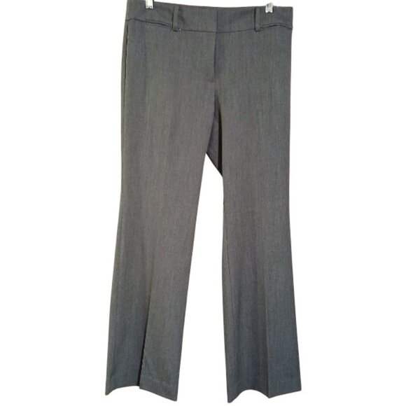 NWT LOFT "Original Dress Trouser" Gray Wide Leg 6P - Picture 2 of 12